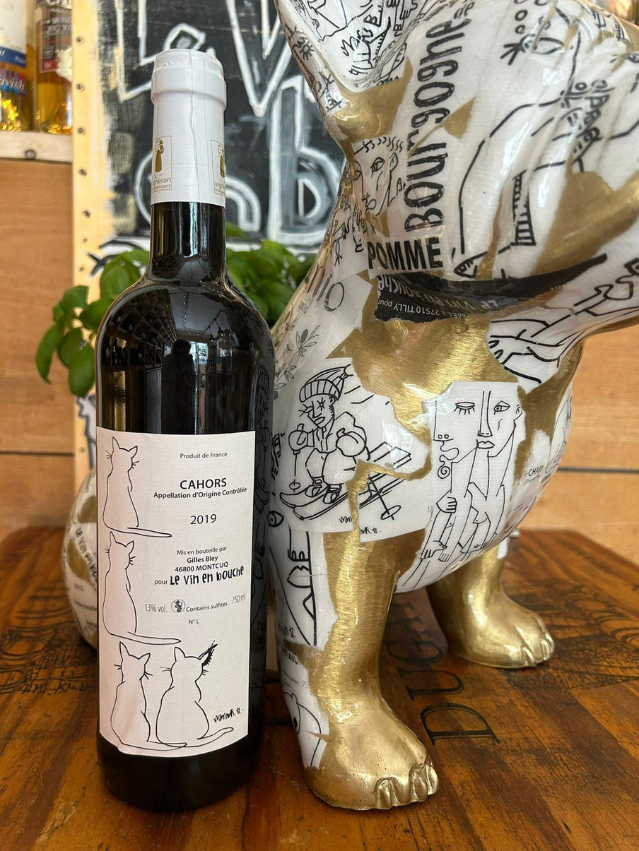 Cahors 2019 – “Les Petits Chats” Cuvée Vin en Bouche 🐱🍷
